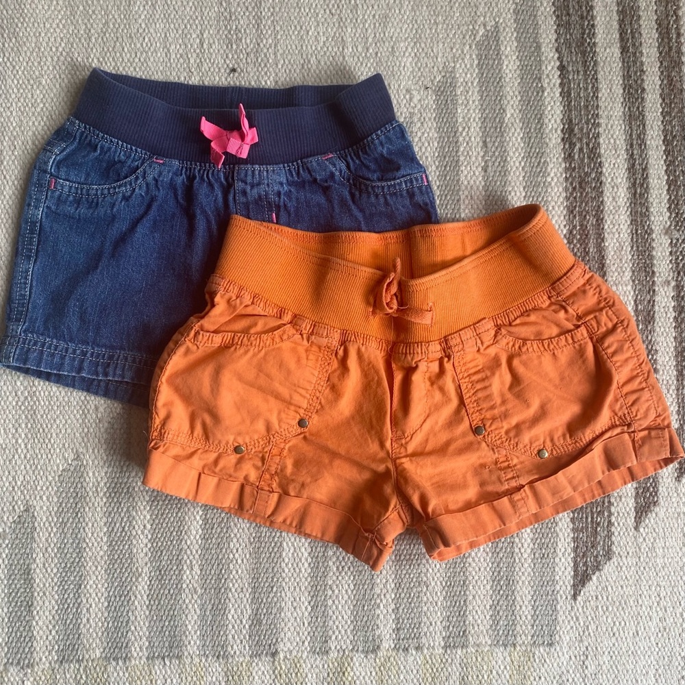 pair of pull-on shorts